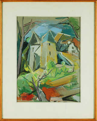 Фотинский Серж. Кубистический пейзаж 